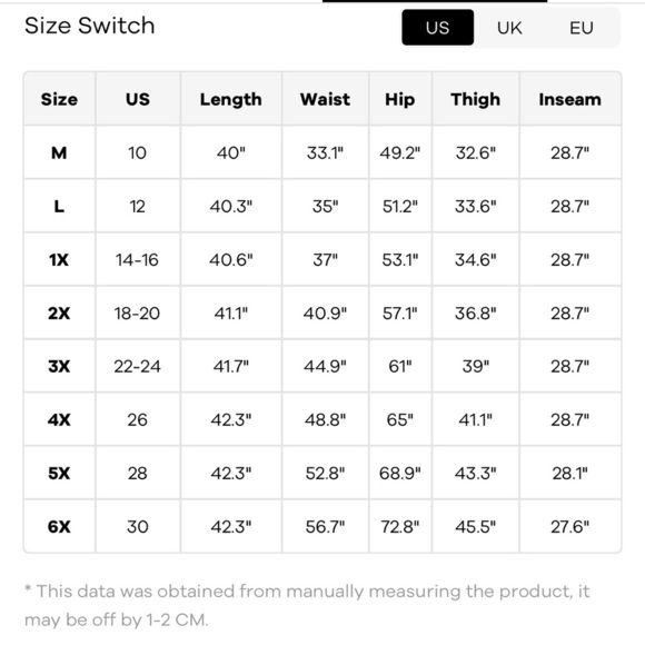 BloomChic Plus Size 2XL Ombre Pleated High Rise Straight Leg Pants us22-24 - Picture 7 of 7